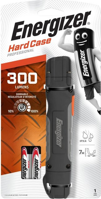 Energizer Hardcase LED Taschenlampe schwarz, batteriebetrieben, 300lm - Bild 2