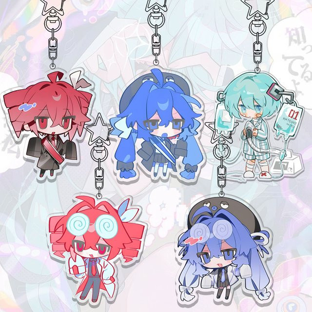 Bandai Hatsune Miku, Kasane Teto, Acryl-Schlüsselanhänger, Zubehör - Bild 1