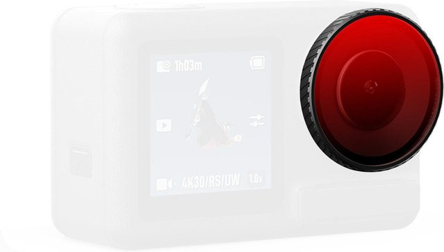 AMagisn Taufilter Schutzlinsenfilter in Rot kompatibel für 5 Pro und Celsius 4 Sportkamera - Bild 1