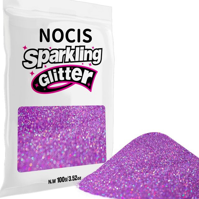 NOCIS Feinglitzerpulver, Hellviolett, Schimmernd - Bild 1