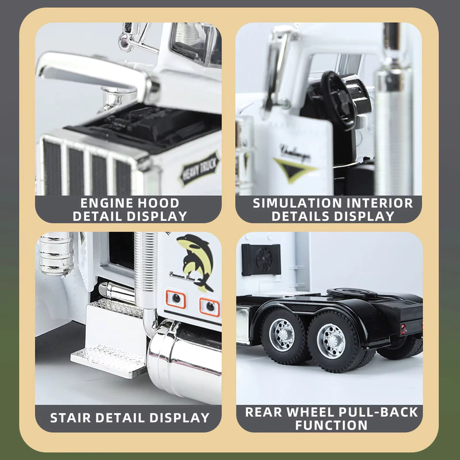 CCA Peterbilt 389 Traktoranhänger, LKW, Maßstab 1:24, Lonestar-Design - Bild 4