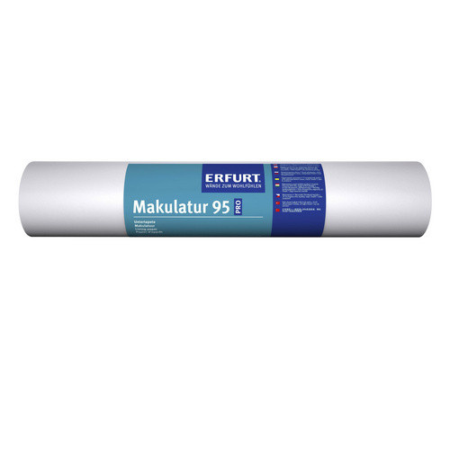 Erfurt Makulatur 95 Pro Papiertapete, weiß, BxT: 53 x 7,4 cm - Bild 2