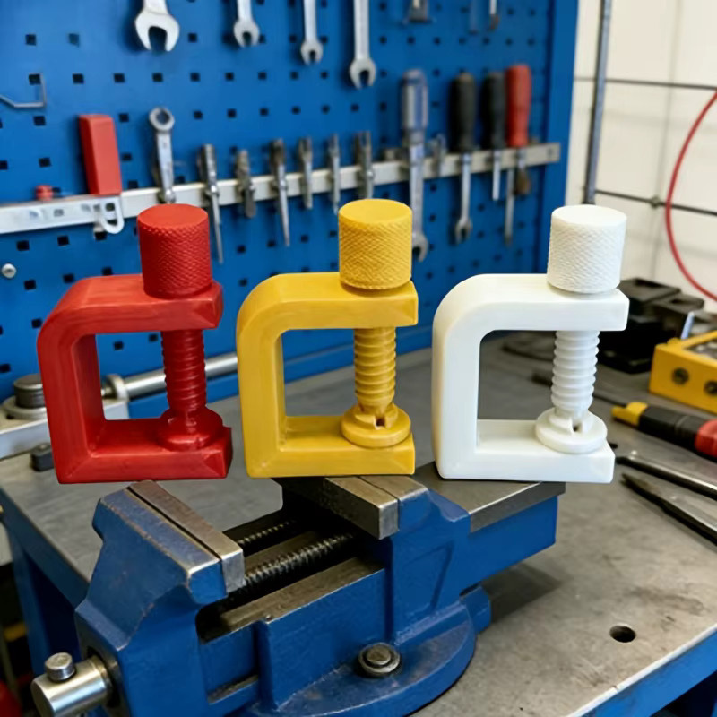 3 Stück verstellbare G-Klemmen aus Kunststoff in Multicolour für Bastelarbeiten und Heimwerker - Bild 3