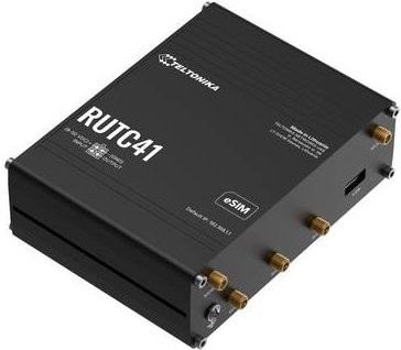 Teltonika RUTC41 4G EDGE-Router mit WiFi 6, Dual-Band und LTE/5G in Schwarz - Bild 1