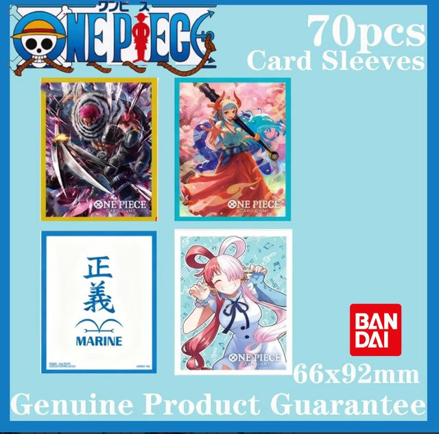 Bandai One Piece Kartenhüllen, Yamato Uta Justice Style, 70-teiliges Set - Bild 1
