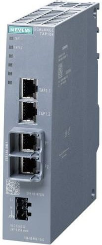 Siemens Industrial Ethernet Switch 6GK5104-0BA00-1SA2 10/100 MBit/s in Grau - Bild 1
