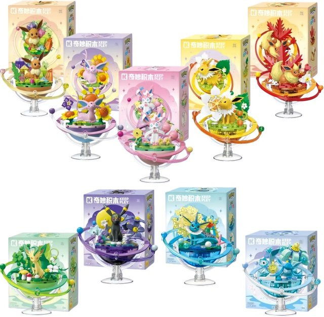 Keeppley Pokémon Evolution Eevee, Anime-Figuren, Montagemodell - Bild 1