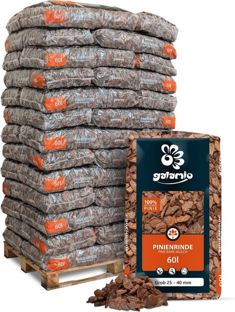 Galamio Rindenmulch Pinie Grob 60 l - Bild 1