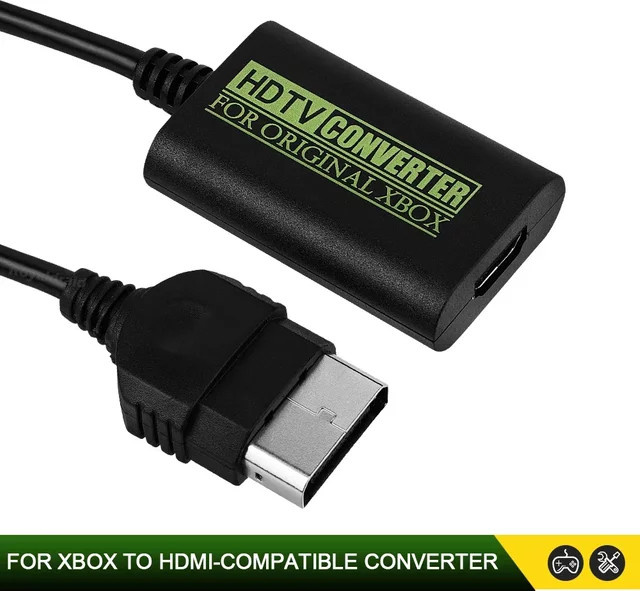 Hayoumon Xbox zu HDMI Konverter Digitaler Video-Audio-Adapter für HDTV und Projektor in Schwarz, Full HD Unterstützung - Bild 1