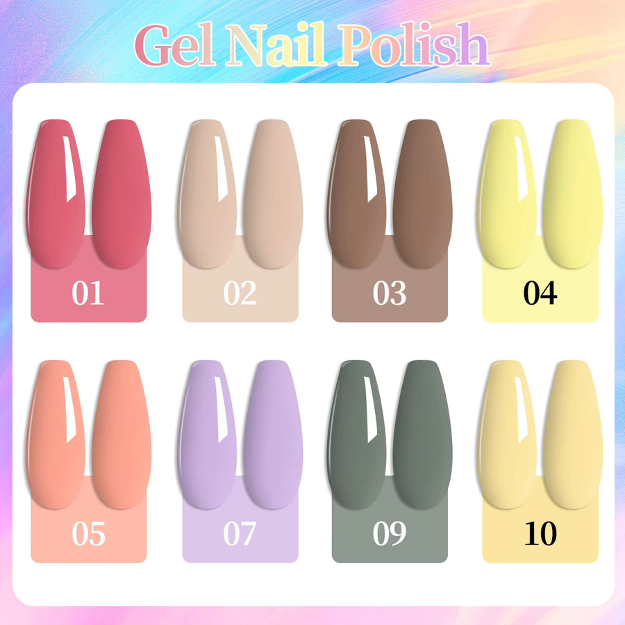 Faandin Gel-Nagellack, Schimmernd, 7 ml - Bild 3