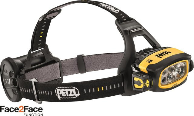 Petzl DUO S LED Stirnlampe, wiederaufladbar, 1100 Lumen, Schwarz-Gelb - Bild 1