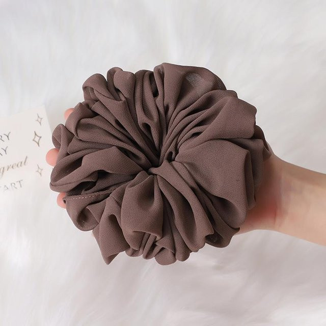 Hijab Scrunchies, Malaysia Chiffon, Damen - Bild 1