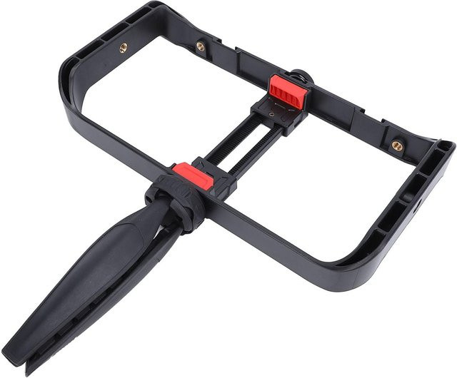 Koogeelife Smartphone Video Rig Stabilisator mit Stativ und Cold Shoe Mount in Schwarz - Bild 1
