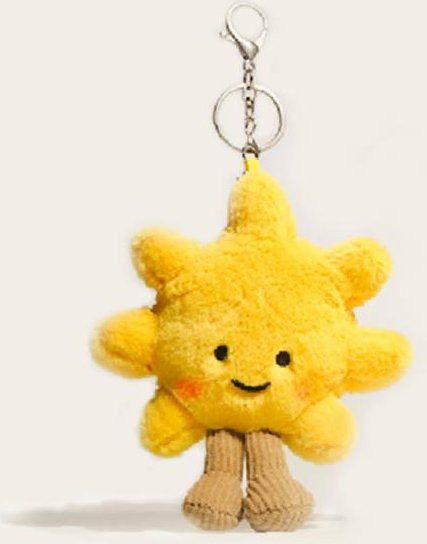 Yiran toy Sonnenblumen-Anhänger-Schlüsselanhänger, Plüschtier-Spielzeug, ab 14 Jahre - Bild 1