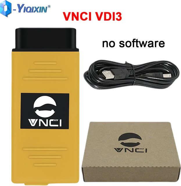 VNCI VDI3 Diagnoseschnittstellenscanner in Gelb mit DoIP und CAN FD Unterstützung für SAIC Group Fahrzeuge wie MG, Wuling, Baojun und Datong - Bild 1