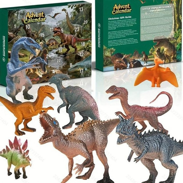 Fashnics Adventskalender Dinosaurier Kinder 24 Tage Countdown - Bild 1
