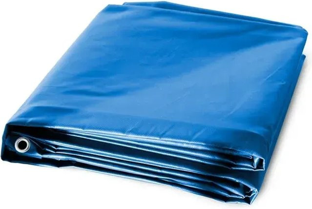 KARAT Multifunktionale Abdeckplane für LKW und Anhänger, Blau, 500 g/m², B x L: 4 x 5 m - Bild 1