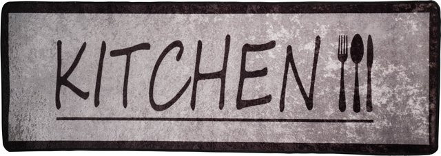 Küchenläufer Kitchen von Moderne Hausfrau in Grau, rutschfest und waschbar - Bild 1