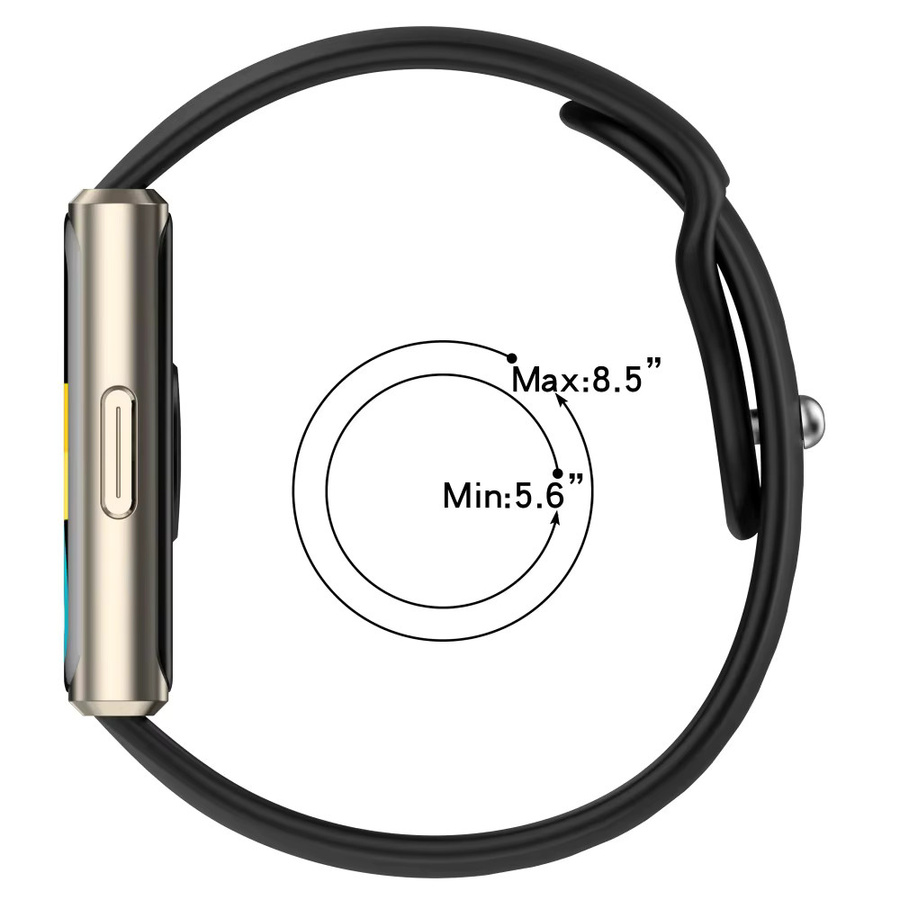 Huawei Uhrenarmband Silikon, Schwarz, Unisex - Bild 2