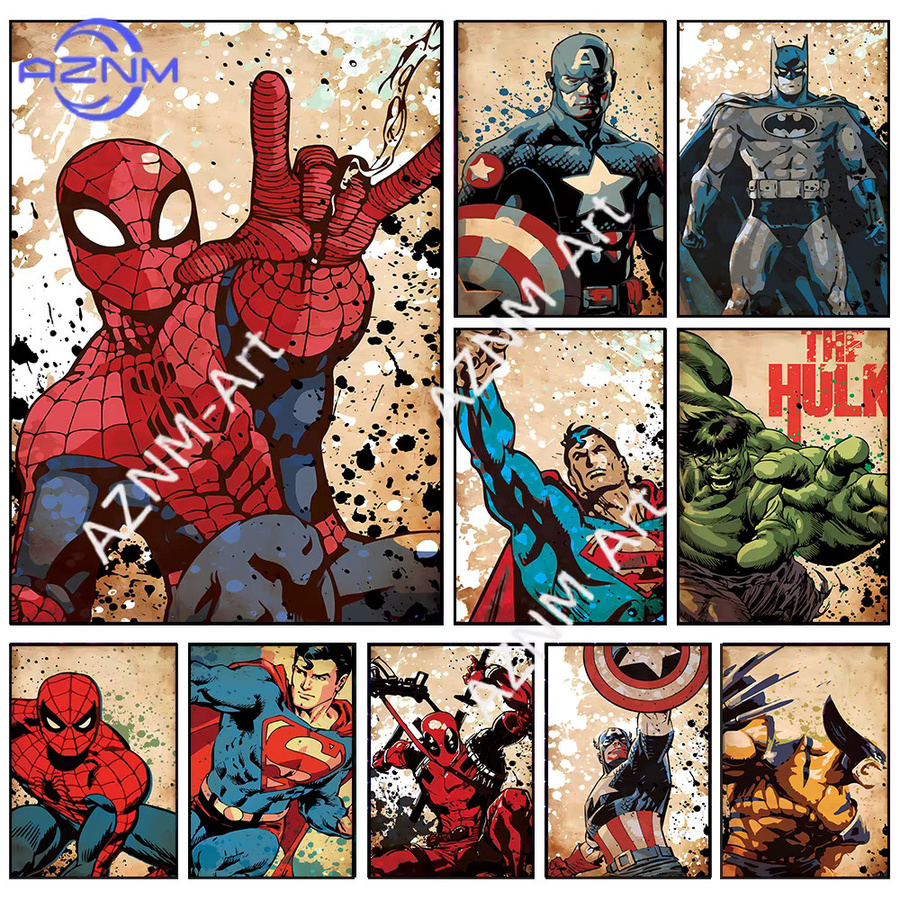 HOT Toys Marvel Spider-Man Leinwand-Poster als moderne Wanddekoration in Multicolour - Bild 2