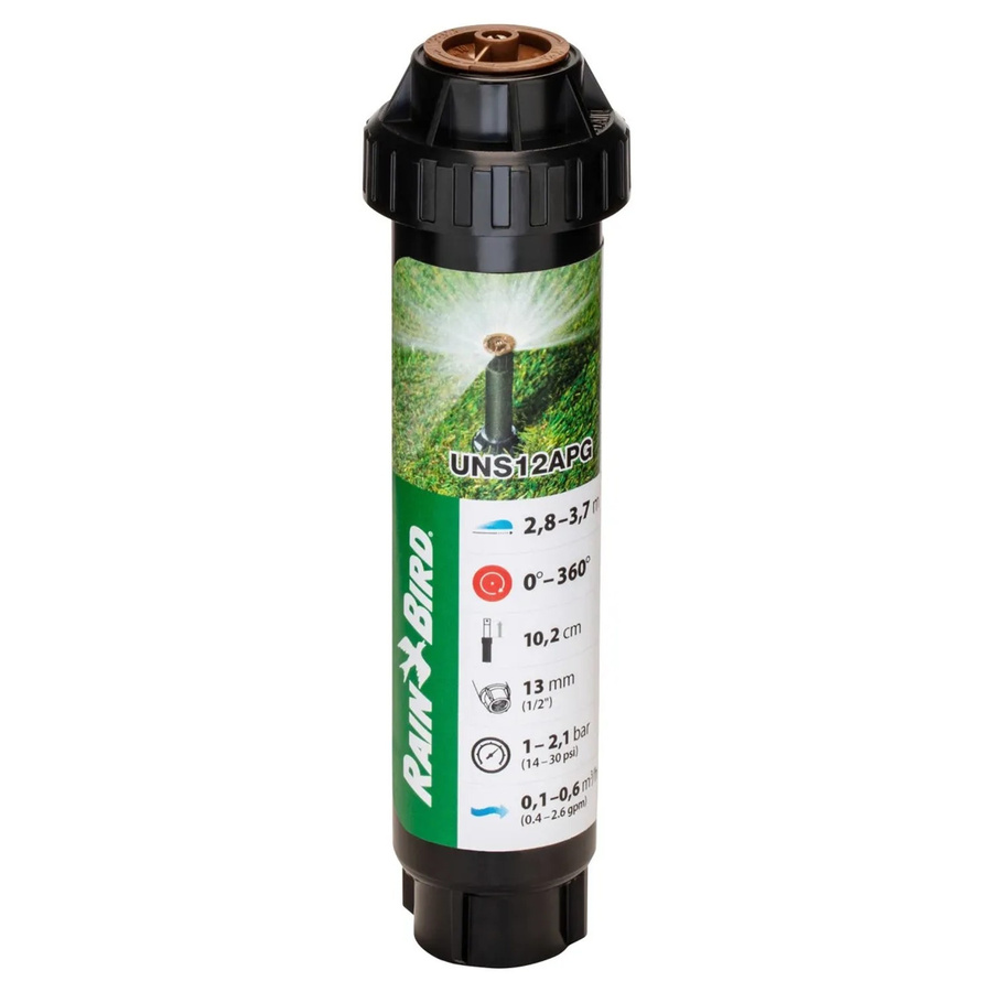 Rain Bird Versenksprüher mit VAN-Düse 12 APG in Schwarz mit 13 mm (1/2 Zoll) Innengewinde-Anschluss - Bild 2