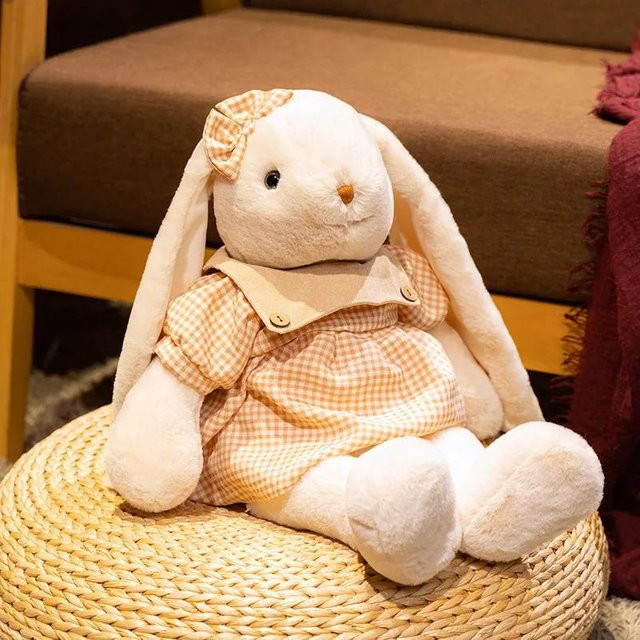 Süßer Mu Cheng Plüschtier Hase mit Kleid Puppe 45cm - Bild 1