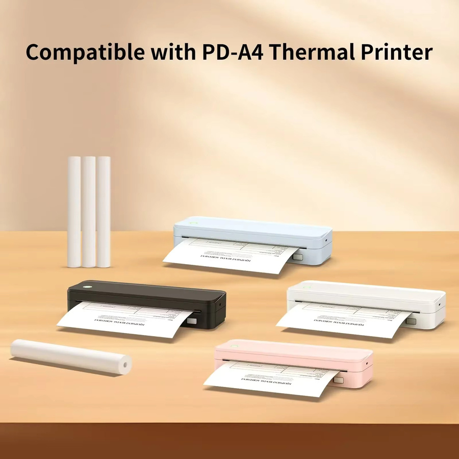 Thermodruckrollen aus weißem Papier, B/H: 210 x 30 mm - Bild 2