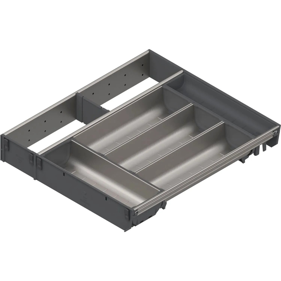 Blum Besteckeinsatz Orga-Line Facheinteilung-Set Grau, Nennlänge: 450 mm - Bild 2