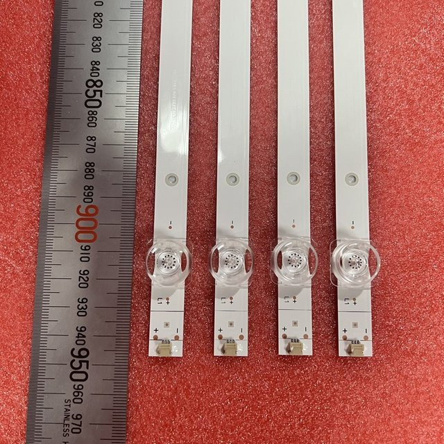 LED Hintergrundbeleuchtung Streifen mit 8 SMD LEDs in Weiß für Hisense TV Modelle 50A6GTUK SVH50DAH2 50A52F 50R7G5 50V1F-R HD500Y1U61-T0L6 CRH-BXBT50Y13030080409FREV1.0 - Bild 1