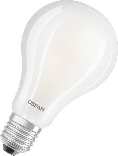 OSRAM LED E27 Kolbenform Warmweiß 24W (entspricht 200W), Durchmesser: 9,5 cm, Höhe: 14,3 cm - Bild 1