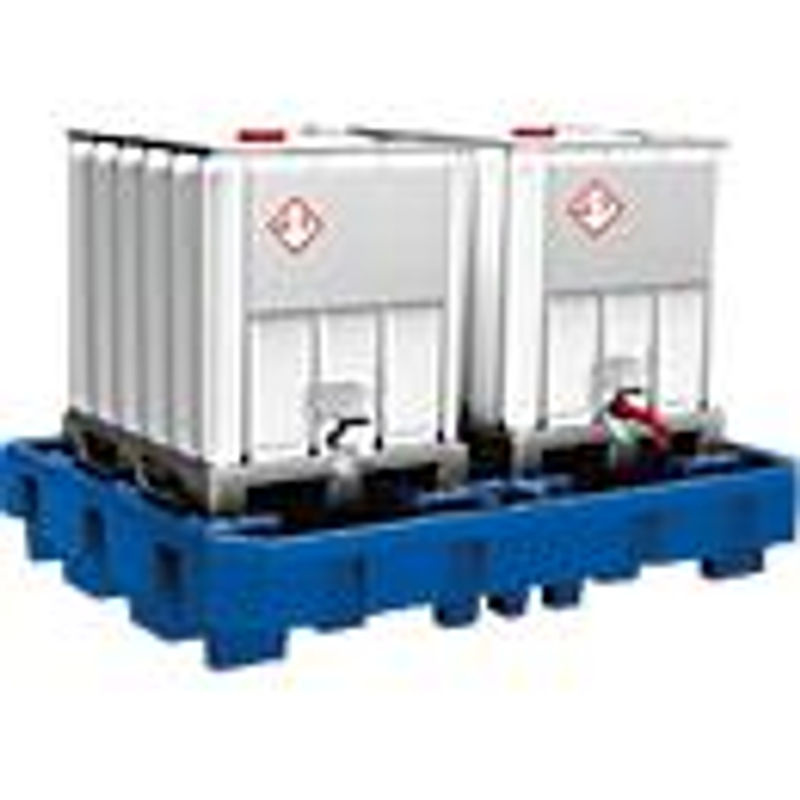 Asecos IBC/KTC Station aus Polyethylen unterfahrbar mit Abfüllbereich - Bild 2