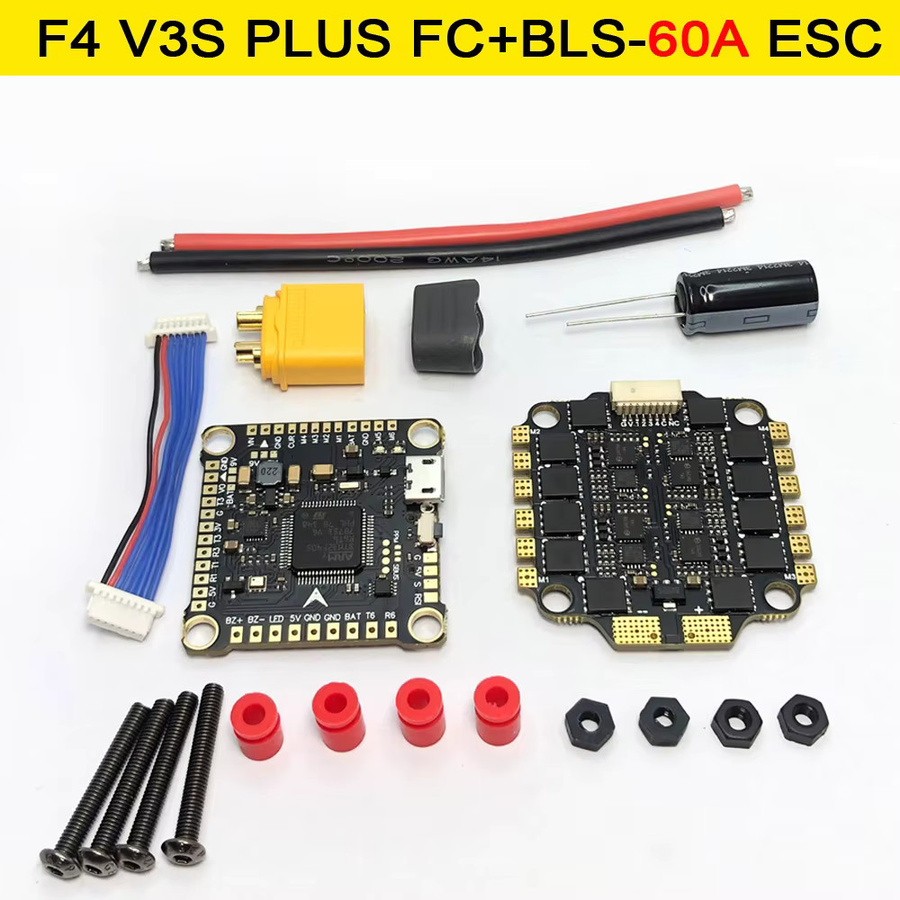 YSIDO F4V3S FC Flugcontroller 2507 Motor 45A 60A 4-IN-1 ESC Stack/Flytower Combo, Set / Bundle - Bild 2