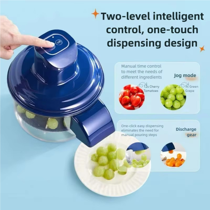 TINSOL Elektrischer Automatischer Obstschäler in Blau aus Kunststoff - Bild 2