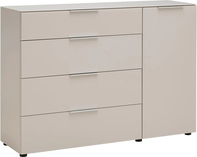 Mömax Kommode Siena in Beige und Schwarz mit Soft-Close-Schubladen - Bild 1
