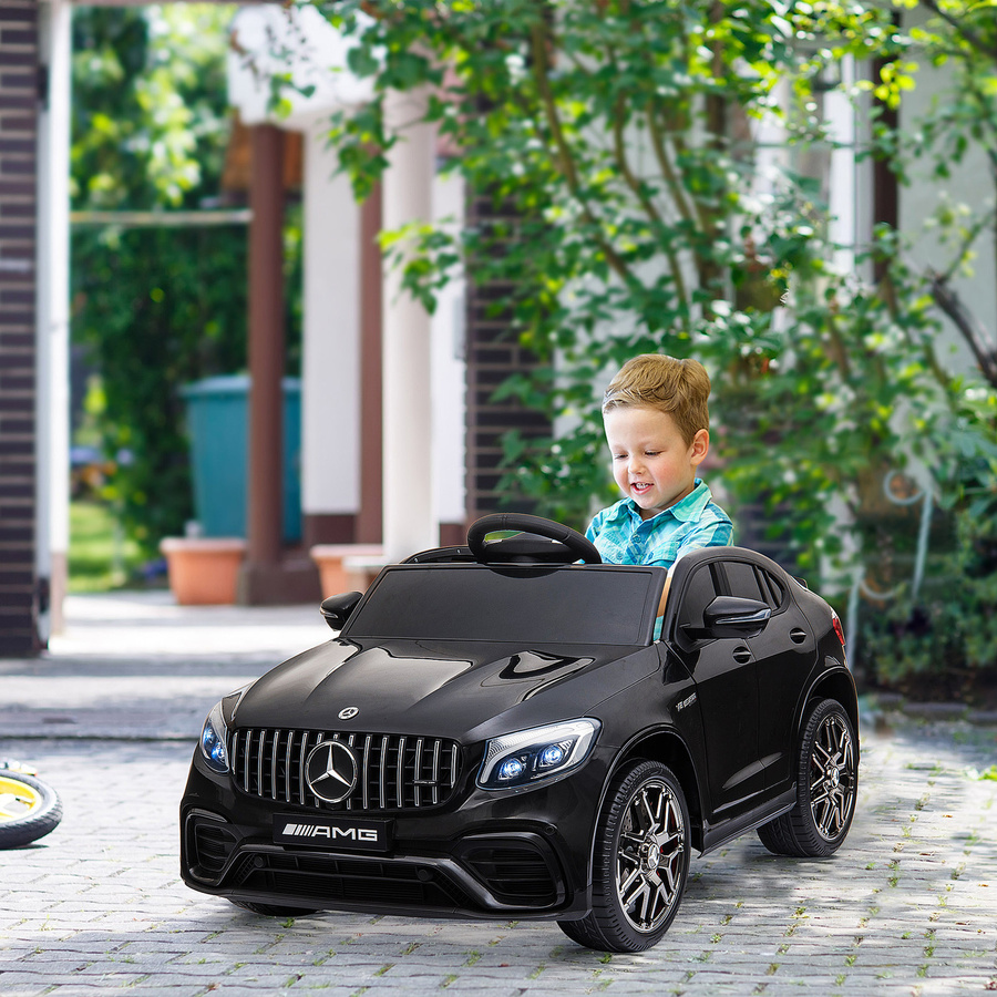 HOMCOM Mercedes-Benz Kinderfahrzeug Elektroauto, Schwarz, ab 2 Jahren - Bild 2