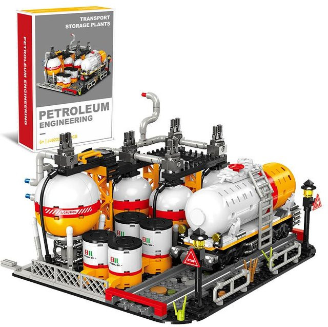 Stadt Erdöltechnik Gebäude, Bausteine Modell, ab 14 Jahren - Bild 1