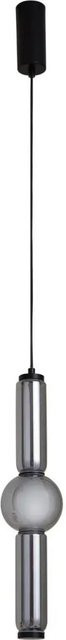 Lucande Savete LED Pendelleuchte Modern in Silber und Grau aus Aluminium und Glas - Bild 1