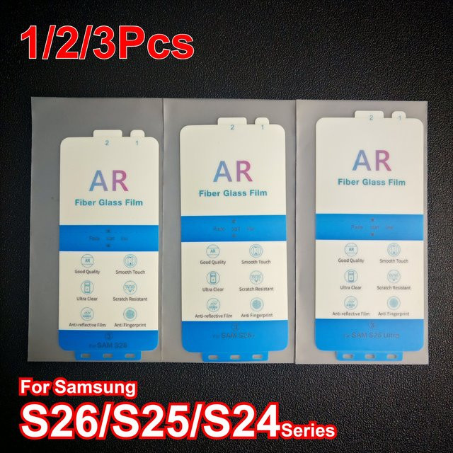 HD Schutzfolie AR Faserfolie für Samsung Galaxy S26 Ultra S25 Plus S24 Plus transparent - Bild 1