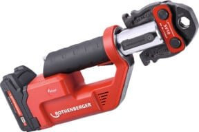Rothenberger ROMAX Compact TT Basic Set in Rot mit 1x2 Ah Akku - Bild 1
