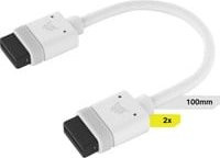 Corsair iCUE LINK Kabel, gerade, weiß, Länge: 10 cm - Bild 1