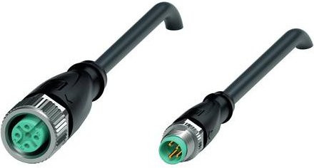 Pepperl+Fuchs 240795-100006 Sensor-Aktor-Steckverbinder konfektioniert, Farbe: Schwarz, Länge: 5 m, Polzahl: 4 - Bild 1