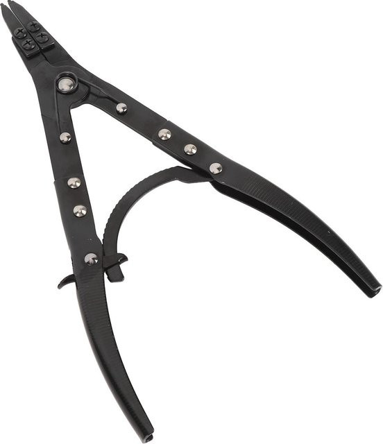 Igeteck Externe Feder-Sprengringzange aus Metall in Schwarz, 33 cm Mehrwinkel-Schwerlastzange - Bild 1