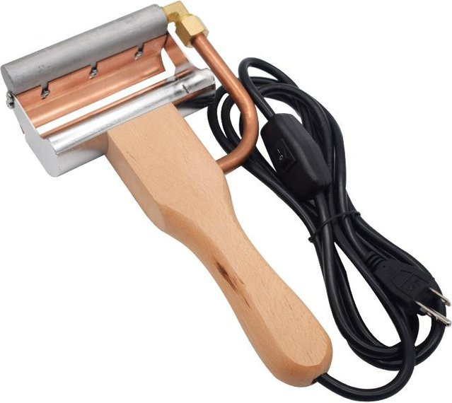 Elektrischer Honigschneidemesser von YDM Beauty Life zum Entdeckeln von Wachswaben in Beige - Bild 1