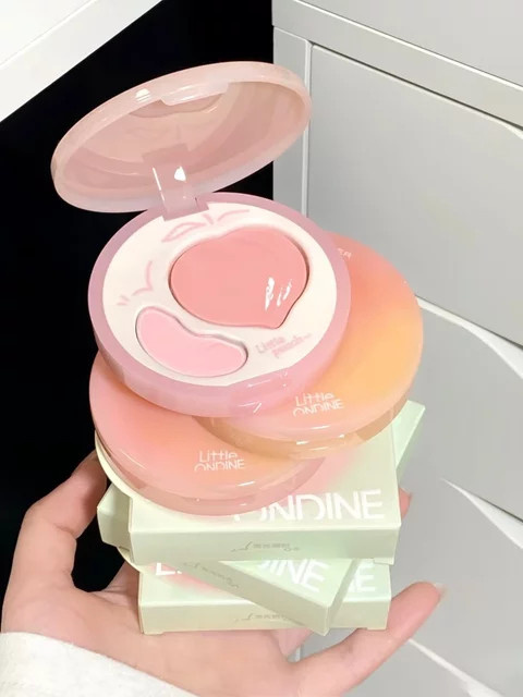LITTLE ONDINE Peach Highlight Cream, Matt, Gesicht - Bild 1