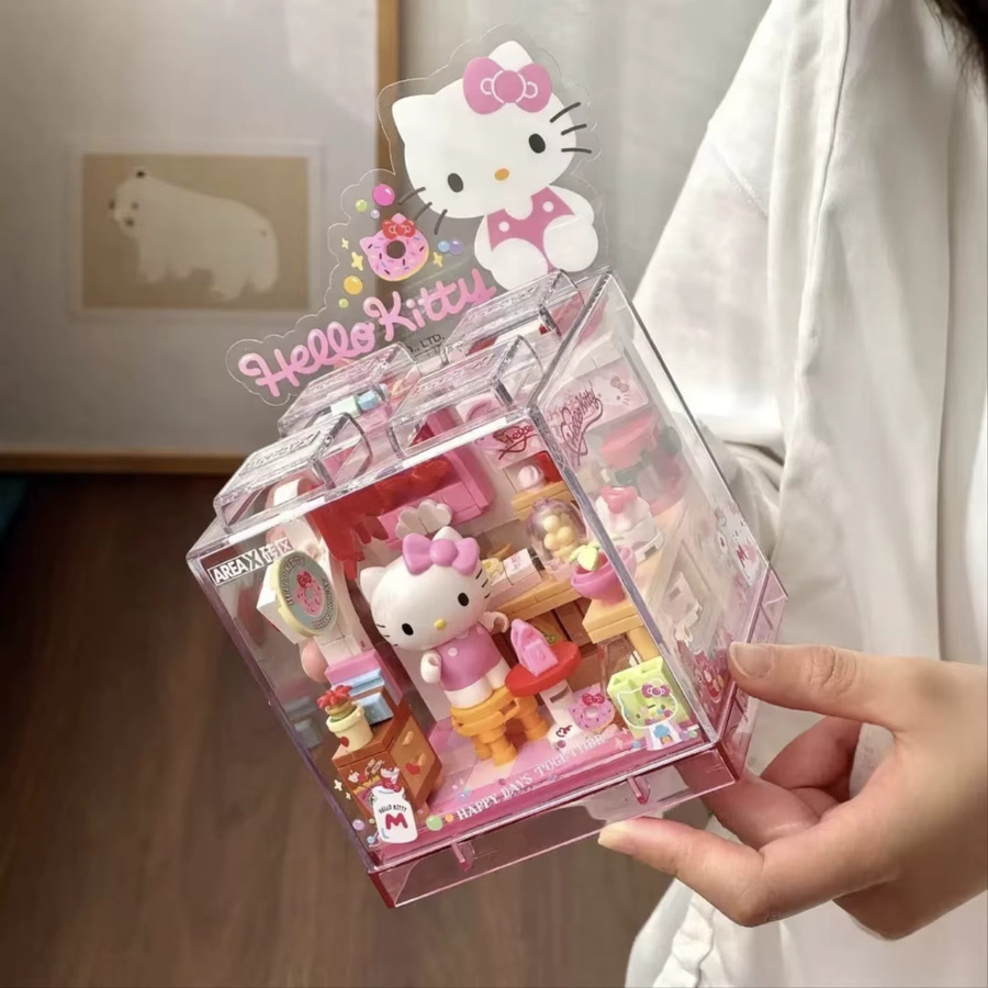 Sanrio AREA-X Bausteine Mini-Shop-Set mit Blindbox - Bild 1