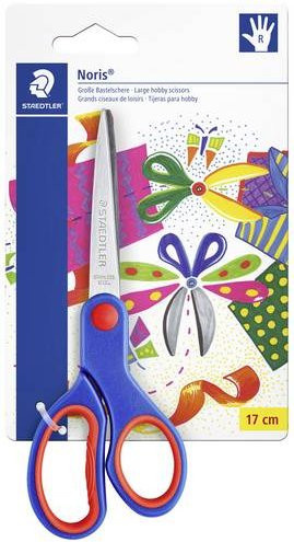 Staedtler Noris Bastelschere gerade für Rechtshänder, Länge: 17 cm - Bild 1