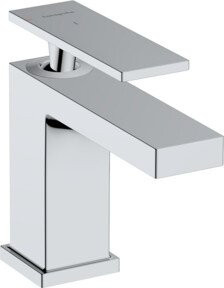 Hansgrohe Einhebel-Waschtischarmatur Tecturis E in Chrom mit Pop-up-Abfluss und 122 mm Auslauf - Bild 1