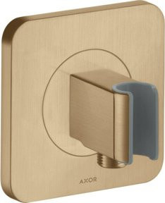 Hansgrohe Axor Citterio E RV Brausehalter aus Metall in Silber und Gold, Breite: 12 cm, Höhe: 12 cm - Bild 1