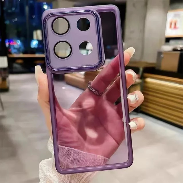 Transparente Silikonhülle mit Linsenschutz für Xiaomi POCO X6 X5 M6 F6 Pro Redmi Note 13 Pro 4G 5G K70E 60 Ultra - Bild 1