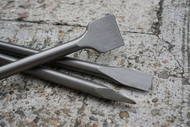 Projahn Meißel Satz SDS-max ECO, 3-teilig, grau, bestehend aus Spitzmeißel, Flachmeißel und Spatmeißel - Bild 1
